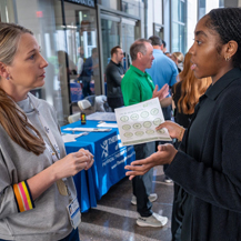 Students at HSC's Physical Therapy Career Fair