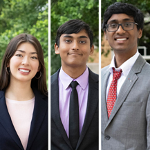 3 UNT students named as 2025 Goldwater Scholars