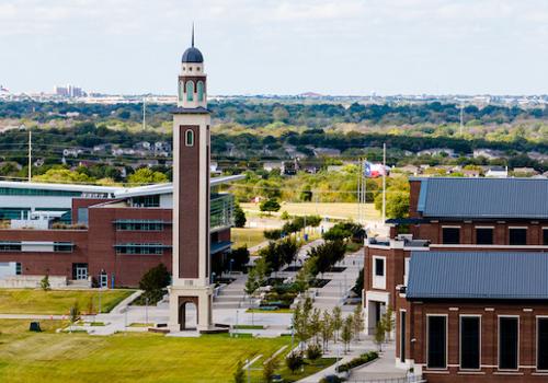 UNT Dallas campus aerial