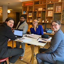 UNT Debate team in Dublin, Ireland