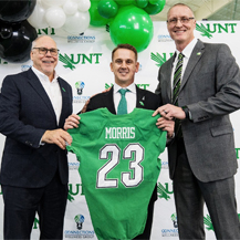 Introducing new UNT athletic director Mosley and football coach Morris 