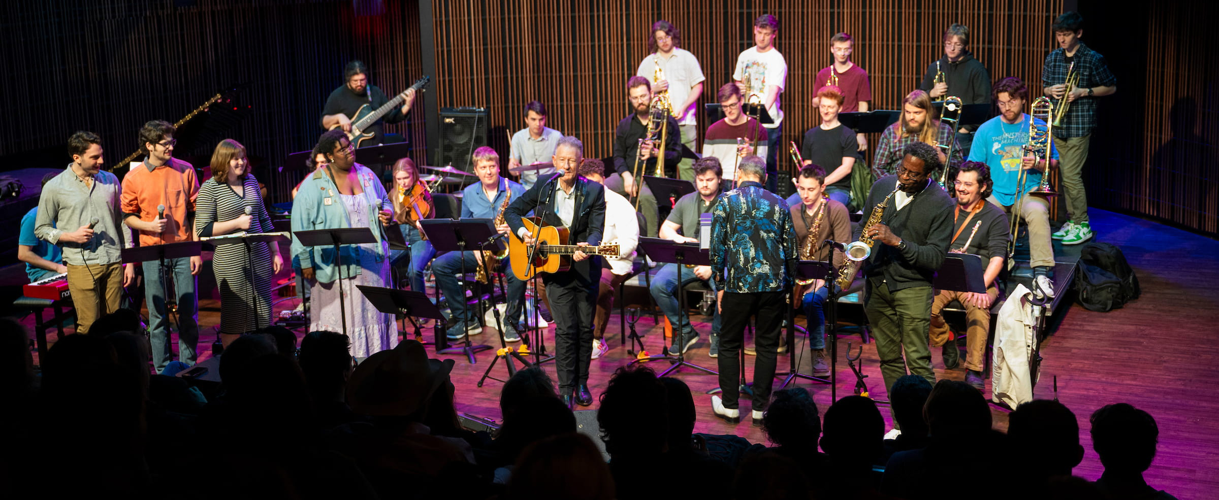 Lyle Lovett and band