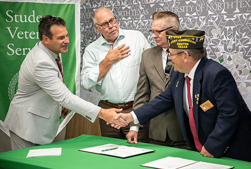 UNT Student Veteran Services endowment announcement