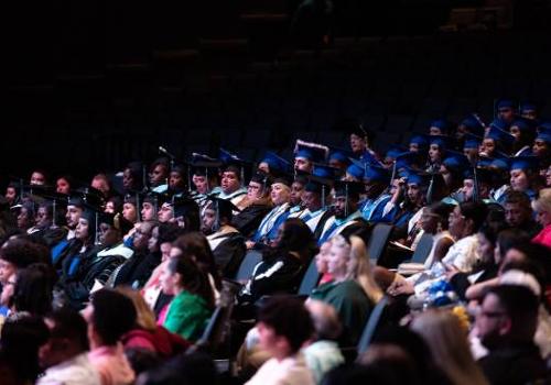 UNT Dallas Commencement Audience