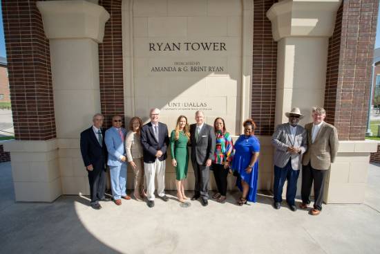 Ryan Tower ribbon cutting