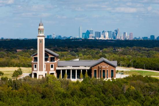 Ryan Tower and Dallas skyline