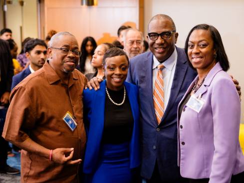 Sen. Royce West and Dr. Sabrina Hodge