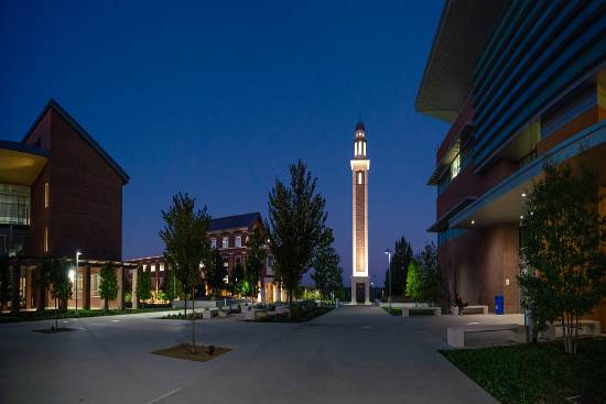 Ryan Tower at night