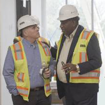 UNT Dallas June 2025 STEM building construction tour