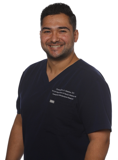 Portrait photo of UNT Health TCOM's Dr. Christopher Medina