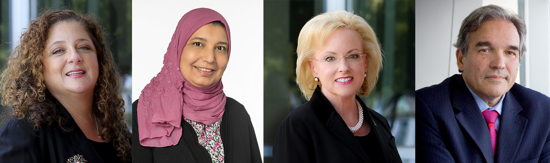 Photo of UNTHSC's TCOP's Janet Lieto, Amany Hassan, Lillee Gelinas, and Albert H. Yurvati