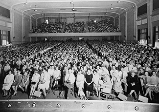 Audience in Administration Building 1926