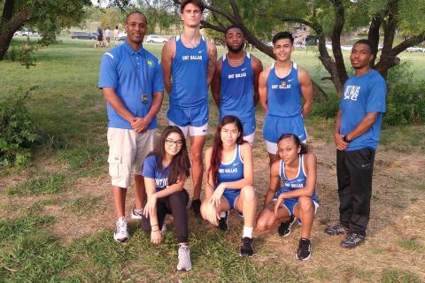 UNT Dallas Track and Field team