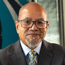 Portrait photo of UNT Health President, Dr. Kirk Calhoun