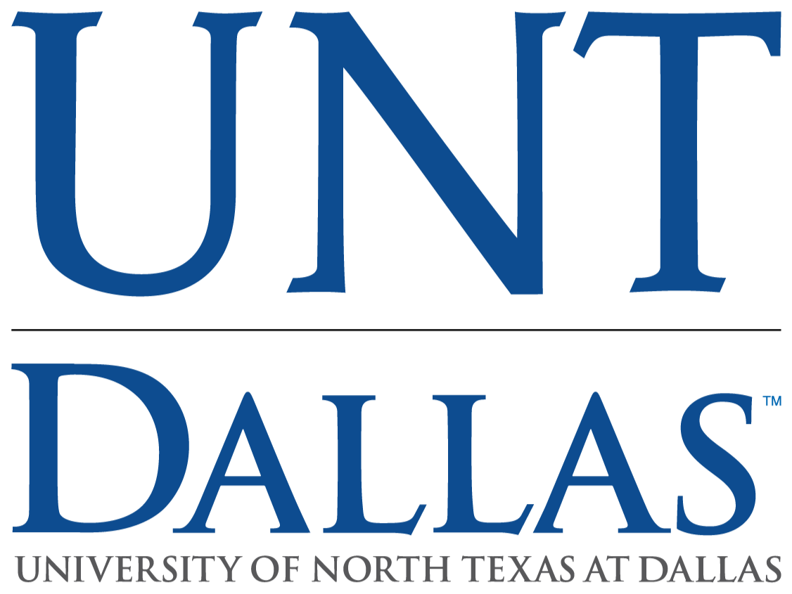 untdallas stacked blue logo