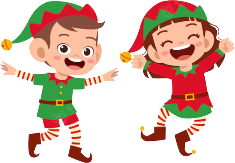 Elves laughing