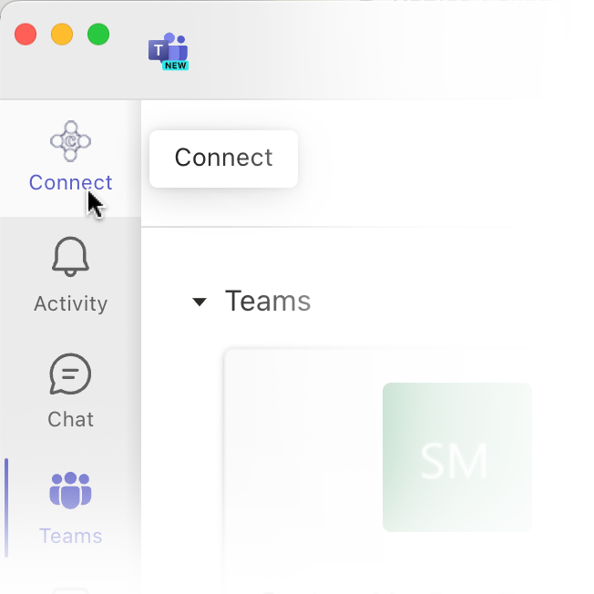 Using Teams to Access CONNECT